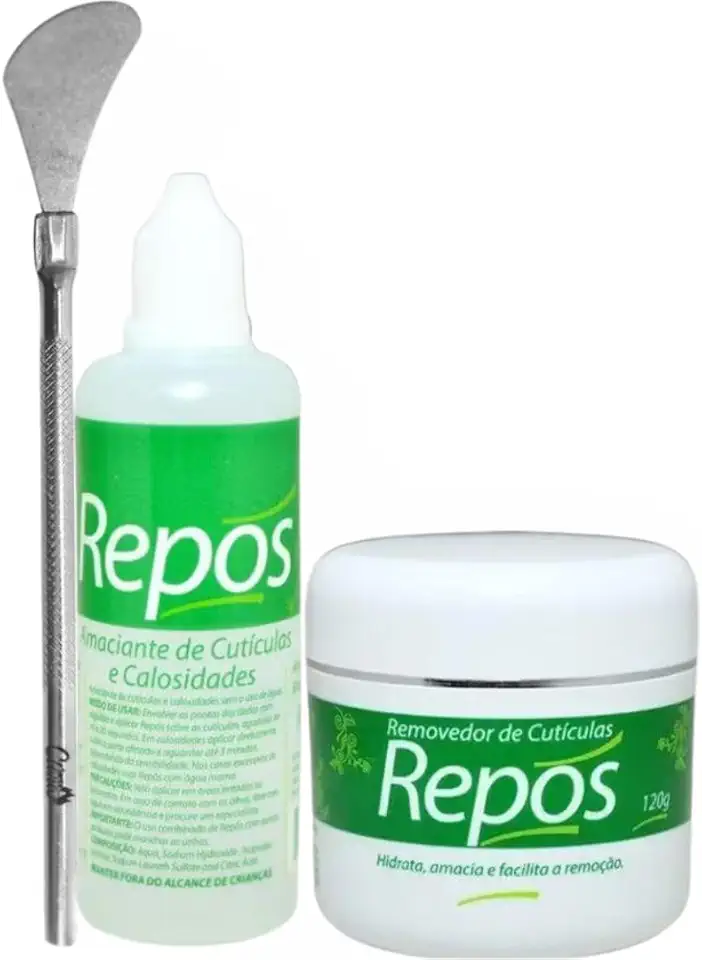 Kit Repós Plastica e Spa dos Pés 150 + Bisturi de Calosidade 222 + Creme Removedor