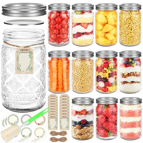 32 oz Mason Jars Wide Mouth
