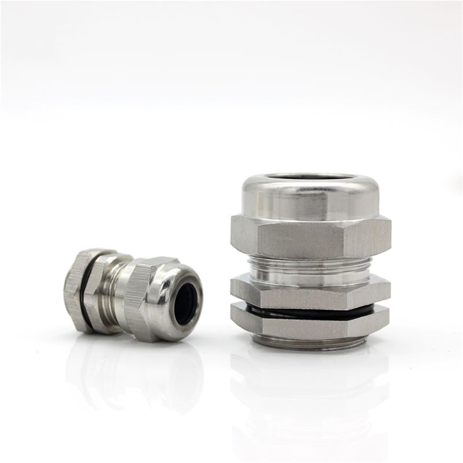 Pressacavo Pressacavi in ​​acciaio inossidabile 304 M32 M40 PG25 PG29 PG21 metallici for giunti nichelati da 18-25 mm(3PCS M32 15-22mm)
