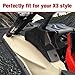 XUTVOTOR X3 Rear Cage Trim Covers, Black C Pillar Rear Cage Trim Plastic Protection Guard Plates for Can Am Maverick X3 / X3 Max 2017-2025 Accessories (2PCS, Replace #705010335, 705010336)