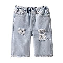 Elastic Ripped Light Blue