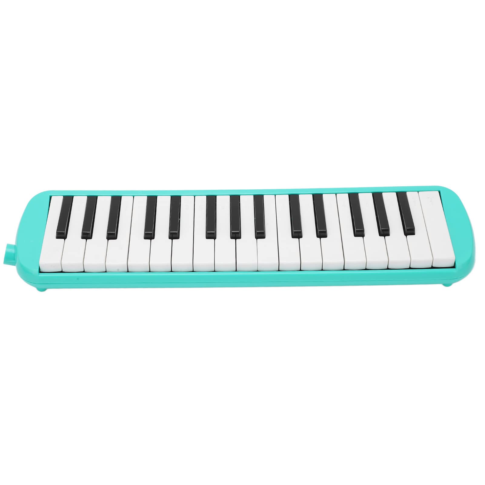 Melodica Instrument, ABS Air Piano Tastiera 32 Tasti Professionale Pianoforte Melodica Con Bocchino Corto (Verde)