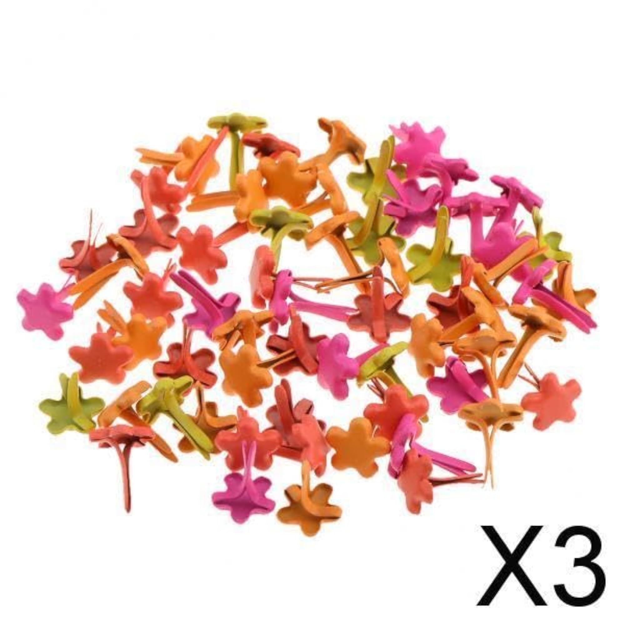 Flower Shape Mini Brads for Scrapbooking Crafts