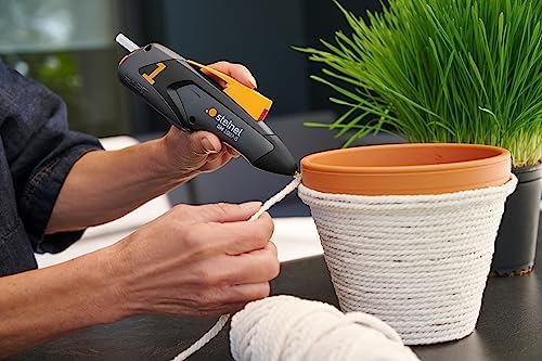 Steinel MobileGlue 1007-S akumulatorowy pistolet do kleju, klej na gorąco, w zestawie 3 sztyfty kleju 7mm, akumulatorowy, rzemiosło i dekoracja