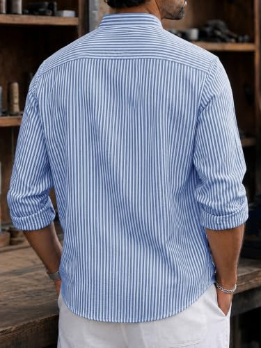 Image of Noble Monk Men's Full Sleeve Shirt | Casual Formal Button Down Top | Regular Fit Stylish Wear | Comfortable Everyday Apparel