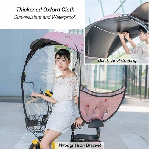 Cubierta impermeable para scooter para pasear bajo la lluvia de forma segura y cómoda 2