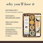 Burt's Bees Gifts Ideas - Classics Set, 6 Products in Giftable Tin – Cuticle Cream, Hand Salve, Lip Balm, Res-Q Ointment, Hand Repair and Foot Cream - Image 2