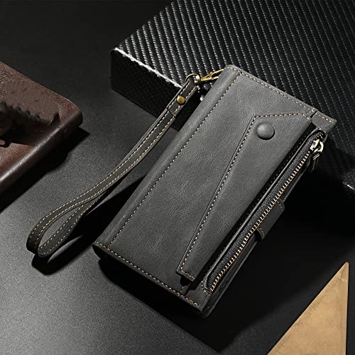 Coque Samsung A33 et A73 protégeant vos cartes et monnaie grâce au rabat zippé