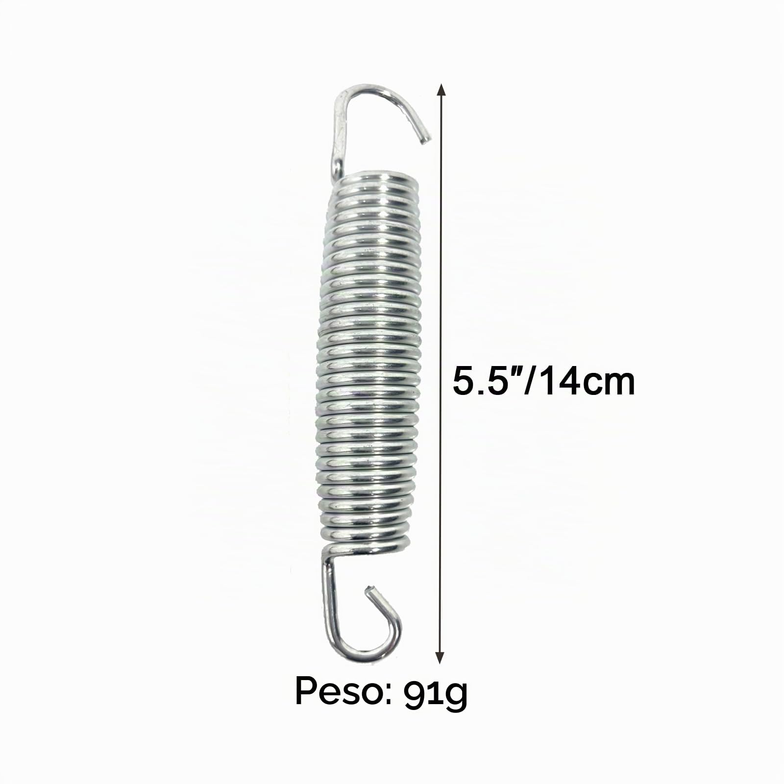 Molla Elastica per Trampolino Molla Sostitutiva per Molla Accessori per Trampolino Mini Primavera del Trampolino 140mm/5.5″