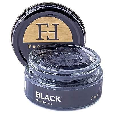 FootFitter Premium Shoe Cream Polish with Carnauba Wax, Restore Leather, Shine Shoes & Boots (Made in USA) Multiple Colors