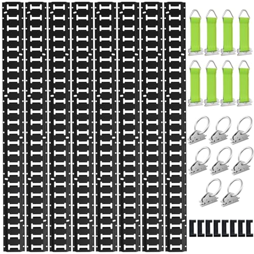 UMIRO 32PCS 4FT E-Tracks Set