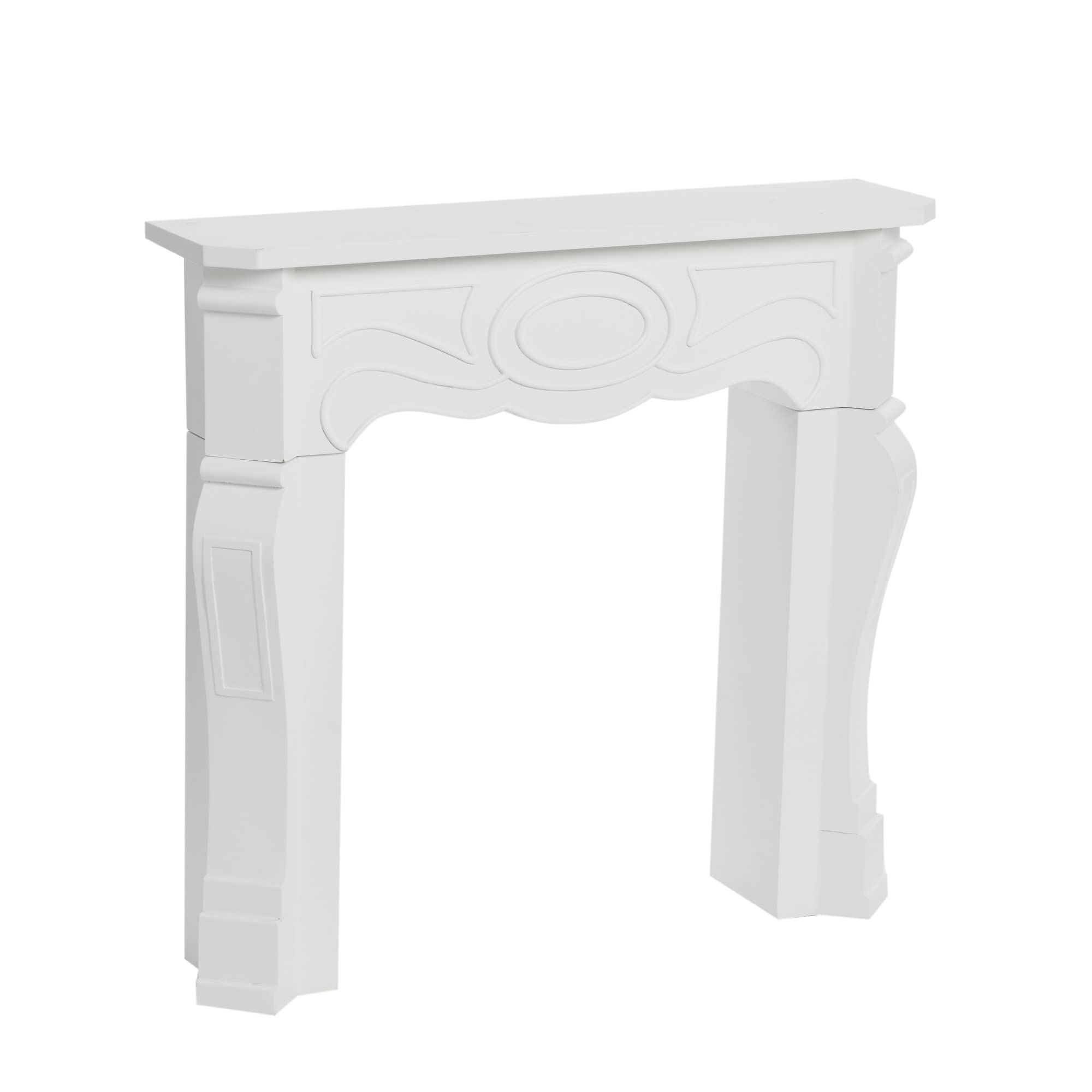 Creative Co-opVictorian Fireplace Mantel, White