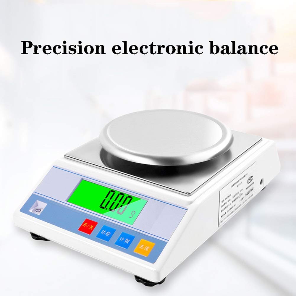 Balance numérique de précision pour Bijoux, Or, électronique Scientifique et précise, pour Laboratoire et Industrie, avec Compteur analytique, 1 kg/0,01 g, 600 g/0,01 g,600g/0.01g
