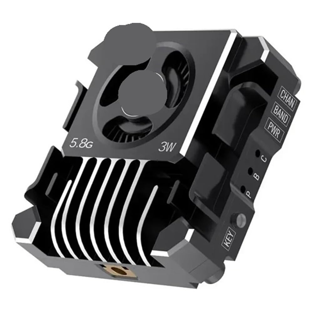 3W VTX PRO 3000mW Sender Sendemodul DC7-36V Eingebautes Mikrofon Passend for 5,8G FPV Long Range Racing Drone