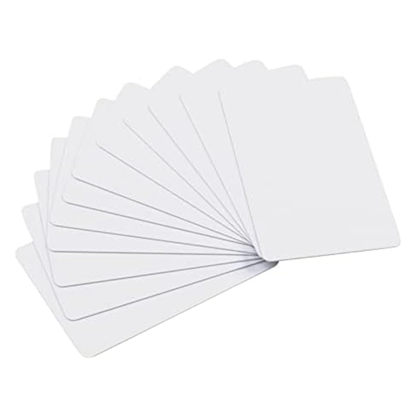 rieder Zestaw 200 kart Premium PVC, CR80 30 ml, białe plastikowe karty o jakości graficznej do drukarek identyfikacyjnych zdjęć