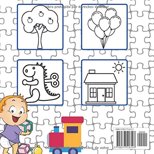 Miniatura 2 de Mi Primer Libro Colorear 1 Año + Libro De Dibujar Para Niños Y Niñas Con 40 Motivos Libro Para Bebés Y Niños Pequeños De 1 a 3 Años (Spanish