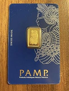 CERTIFIED 24KT YELLOW GOLD 2.5G MADE IN SWISS SUISSE PAMP COIN BAR #26702