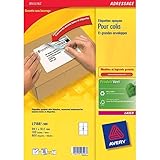  AVERY ZWECKFORM Lot de 3 Boîtes de 600 étiquettes laser blanc 99,1X93,1mm L7166-100