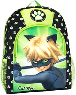 Miraculous Kids Cat Noir Backpack, Multicoloured, One Size