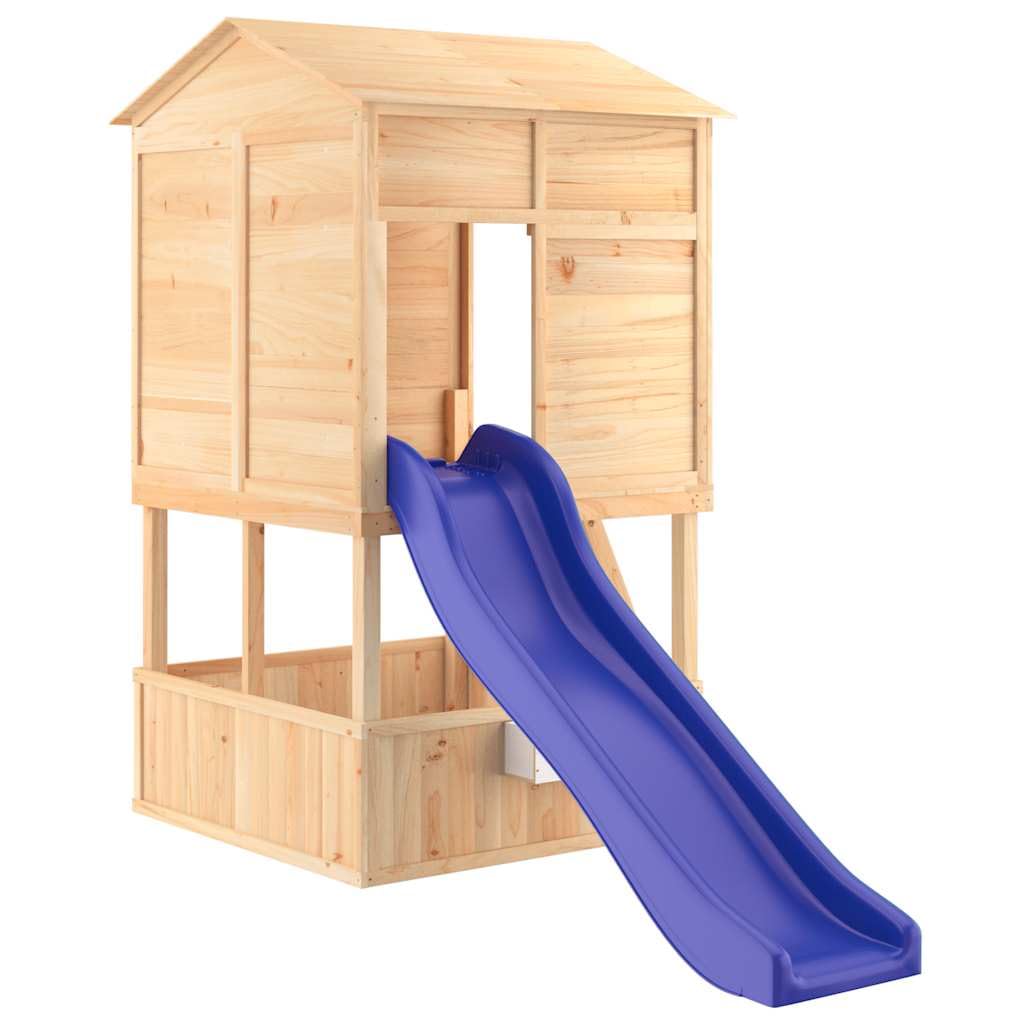 Genérico Parque Infantil de Exterior Madera Maciza de Abeto,Juegos y Juguetes,Estructuras para Juegos al Aire Libre,Columpios y estructuras de Juegos,3145011