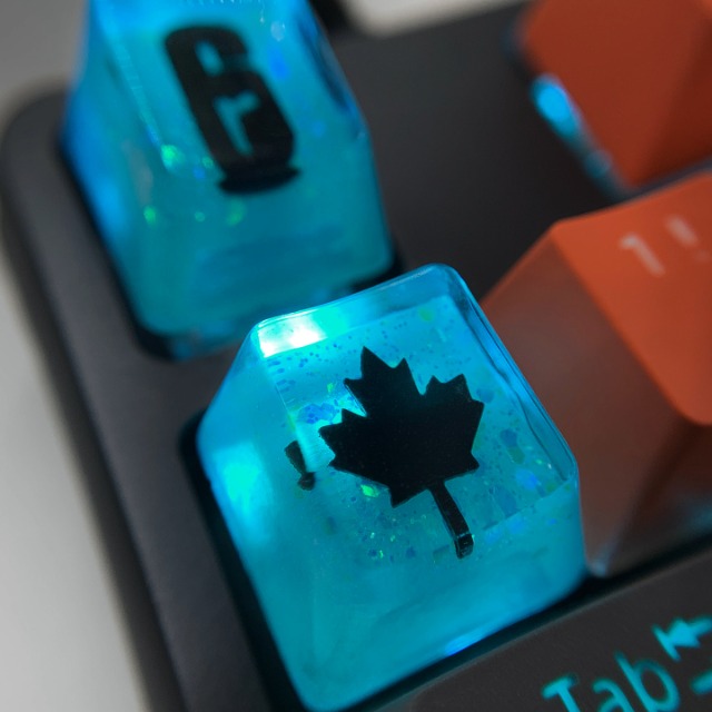 Watch handmade resin keycaps on Amazon Live