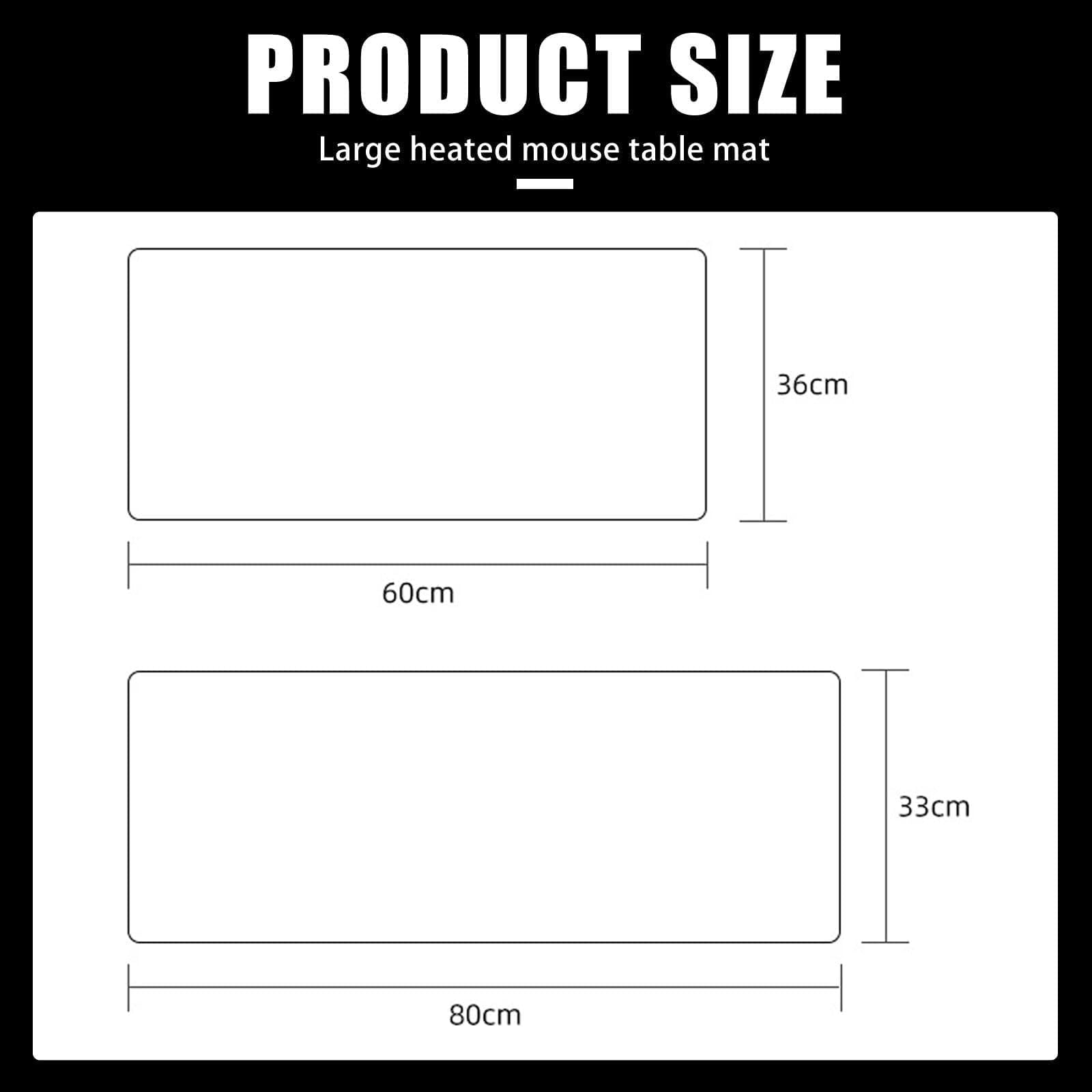 Tappetino per mouse riscaldante con display LCD, riscaldamano USB inverno, 5 livelli temperatura regolabili + spegnimento auto 4h, anti-scivolo, per casa/ufficio.(Gray,60 * 36cm)