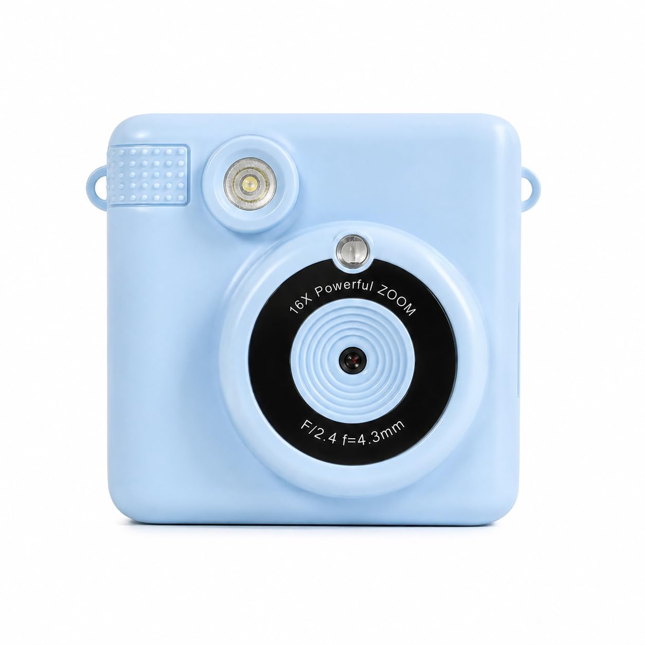 Fotocamera Istantanea Digitale per Bambini con Stampa Termica con 3 ROTOLI piu di 150 Foto, Registra i Video, Modalità MP3, Playback Multimediale e Giochi Integrati (Azzurro)
