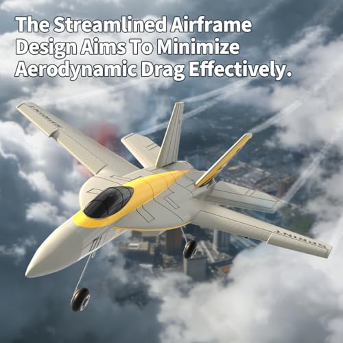crohorizon Remote Control Airplane, 2 Channels Foam RC Planes Jet Wireless Toy,Hobby RC Glider Aircraft for Beginners Teen Adult Gray — view 3