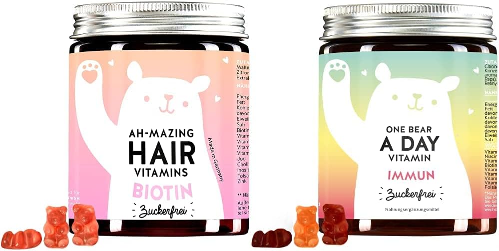 Biotin Haarvitamine Haut Haar Nägel Komplex + leckere Multivitamin