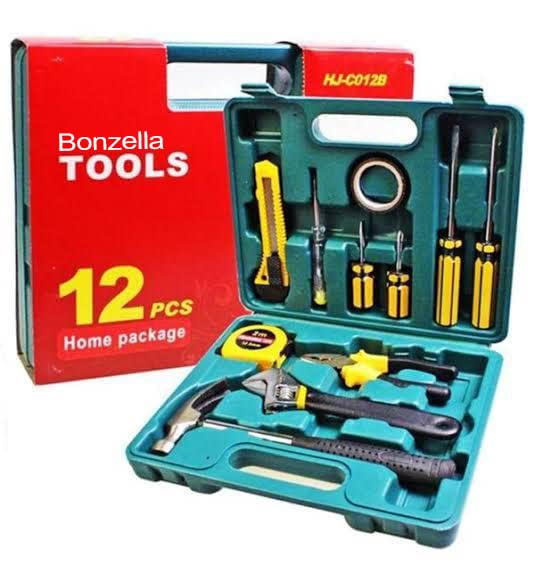 Bonzella 12 in 1 Home Tool Kit & Screwdriver set, Electrical Repair Tool Storage Kit Set for Emergency Uses, Screwdriver, Hammer, Measuring Tape, Wrenches, Cutter and Pliers All Kit Set & Accessories (B0BPF21BWQ) Amazon Price History, Amazon Price Tracker