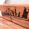 LOTR Fellowship of the Ring Wooden Oak Sign, Rustic Wall Decor with Rope Hanger #3