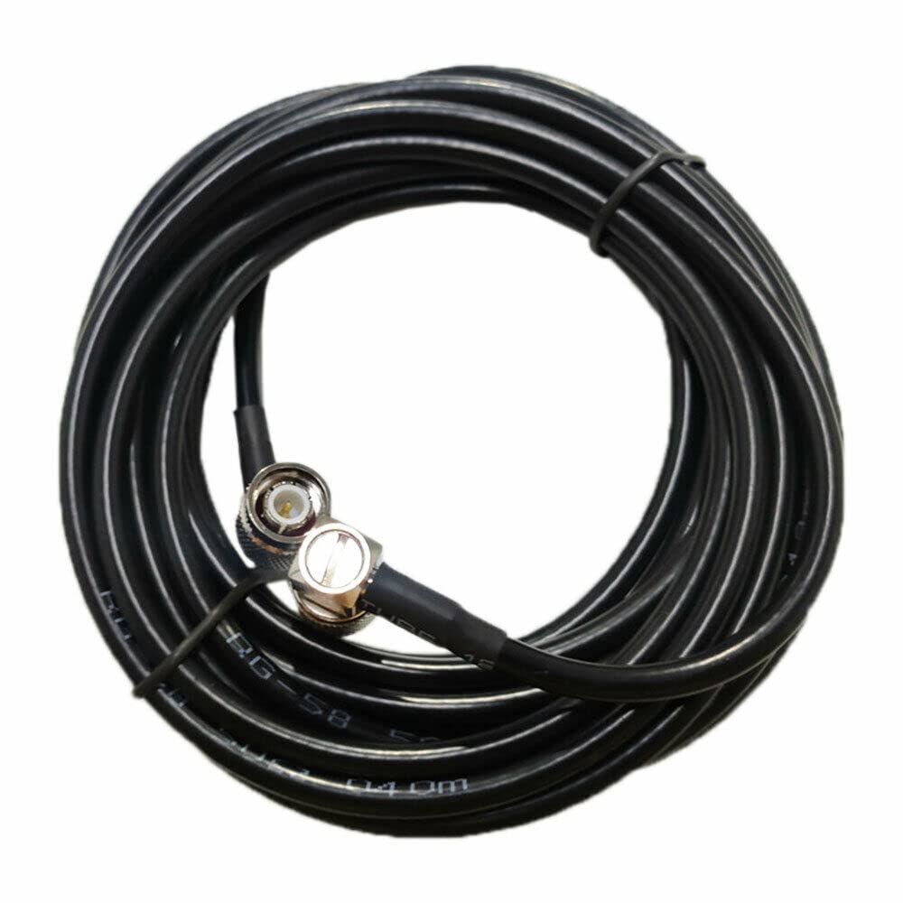 TEAMWILL Câbles d'antenne Ag Leader 90° pour GPS Trimble EZ-Guide FMX TNC mâle vers mâle 4,6 m