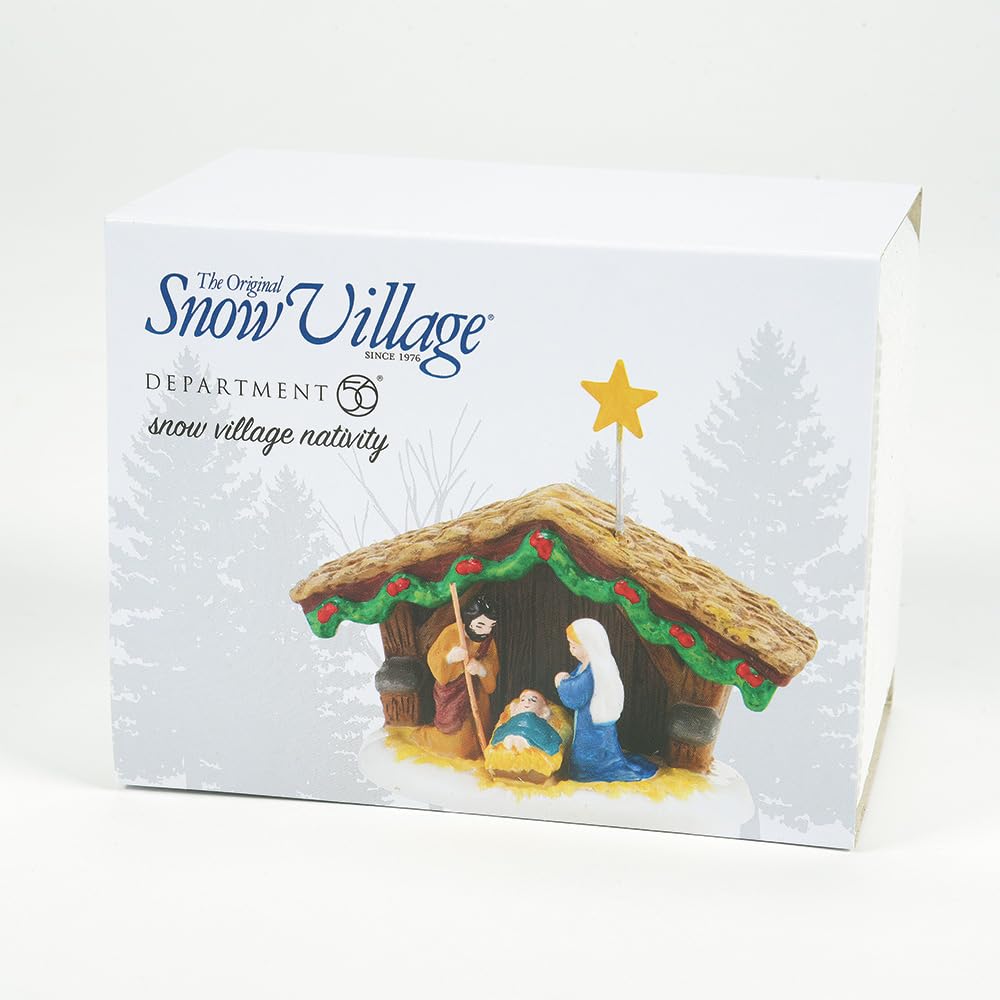 Amazon.com: Department 56 Snow Village Accessories Nativity Holy