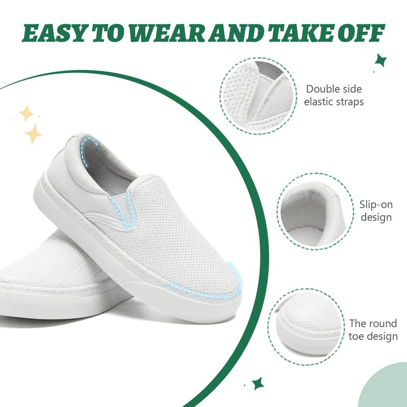 Toddler Girls and Boys Sneakers Canvas Low Top Slip On Casual Sparkle Sequins Walking/Running Shoes3