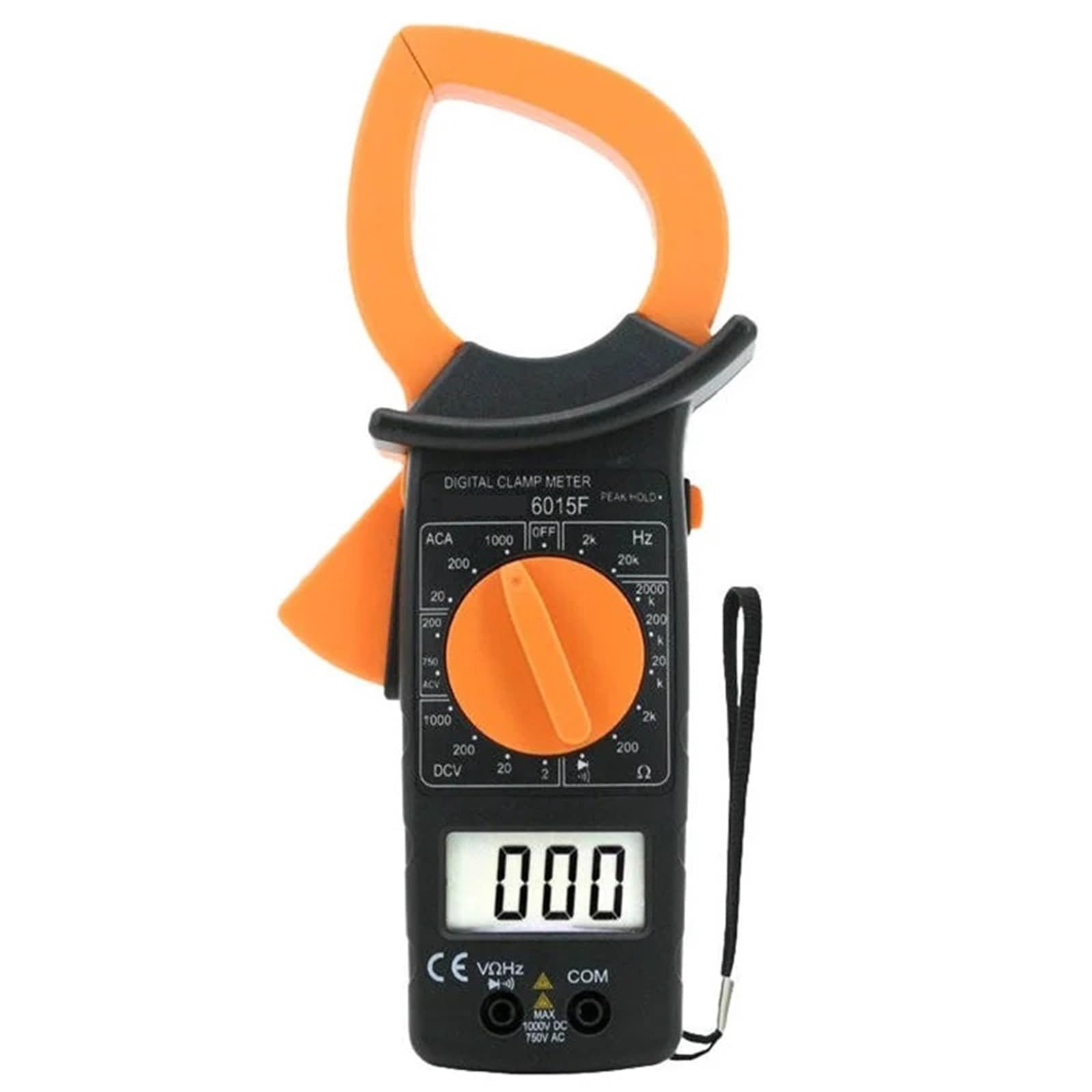 Instrumento DM6015F Multímetro digital de alta corriente Pinza amperimétrica VC6015F AC y DC