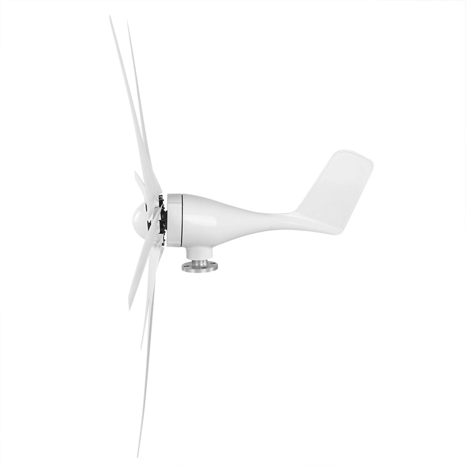 Generatore di turbine eoliche 800 W Generatore eolico CA a 6 pale con velocità di avvio lenta Utilizzo elevato dell'energia eolica per barche Terrazze Cabine Case mobili Ric (12V)