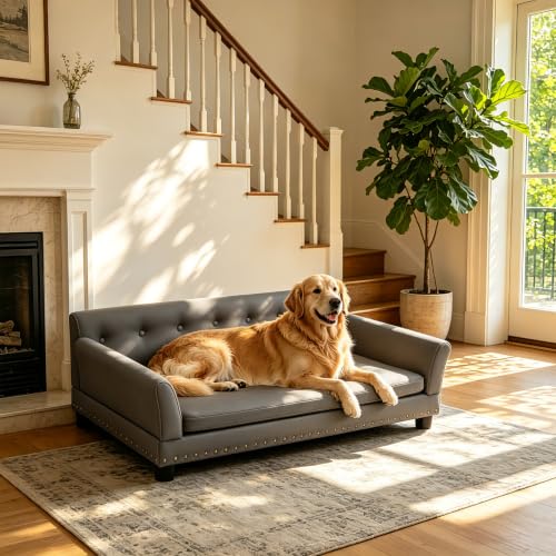 Vilanpaw XL Leather Dog Sofa