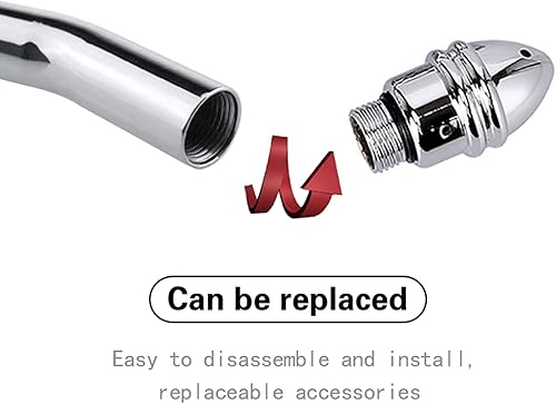 Miniatura 6 de Kit de ducha de aluminio de mano Sistema de ducha Ducha Enema Kit - 3 cabezales ducha ducha ducha sistema de limpieza, regulador y manguera de 59