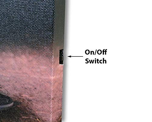 BANBERRY-DESIGNS-Lighted-Inspirational-Canvas-Print-with-the-Message-When-Life-Gives-You-More-Than-You-Can-StandKneel-Wall-Art-16-x-12