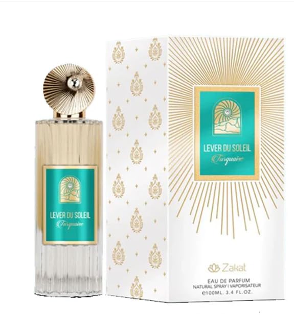 Zakat Lever du soleil turquoise eau de parfum 3.4floz/100ml