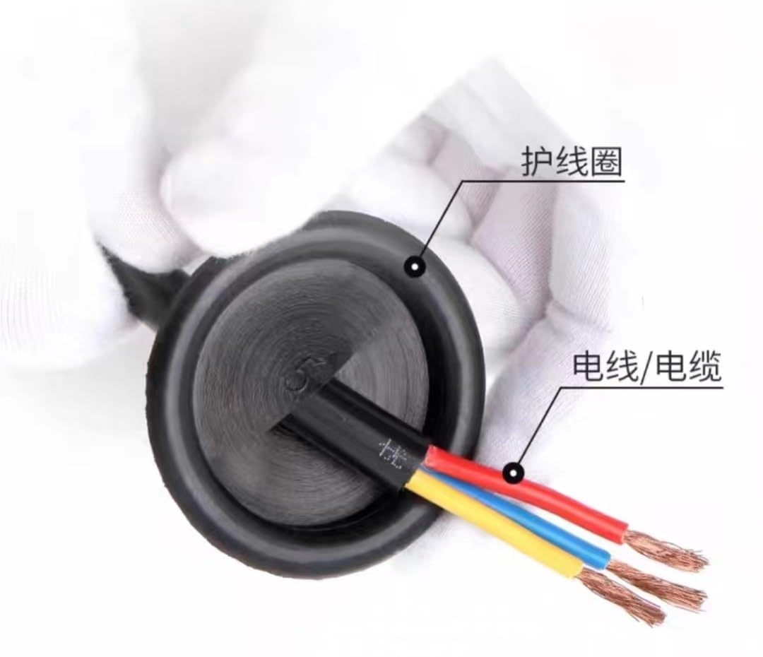 Tapón de goma, tapones de goma para agujeros, Arandela de goma circular de 100 piezas, Pulgs de goma cerrados redondos de 14-40 mm de diámetro for aparatos de laboratorio que necesitan ser sellados(20