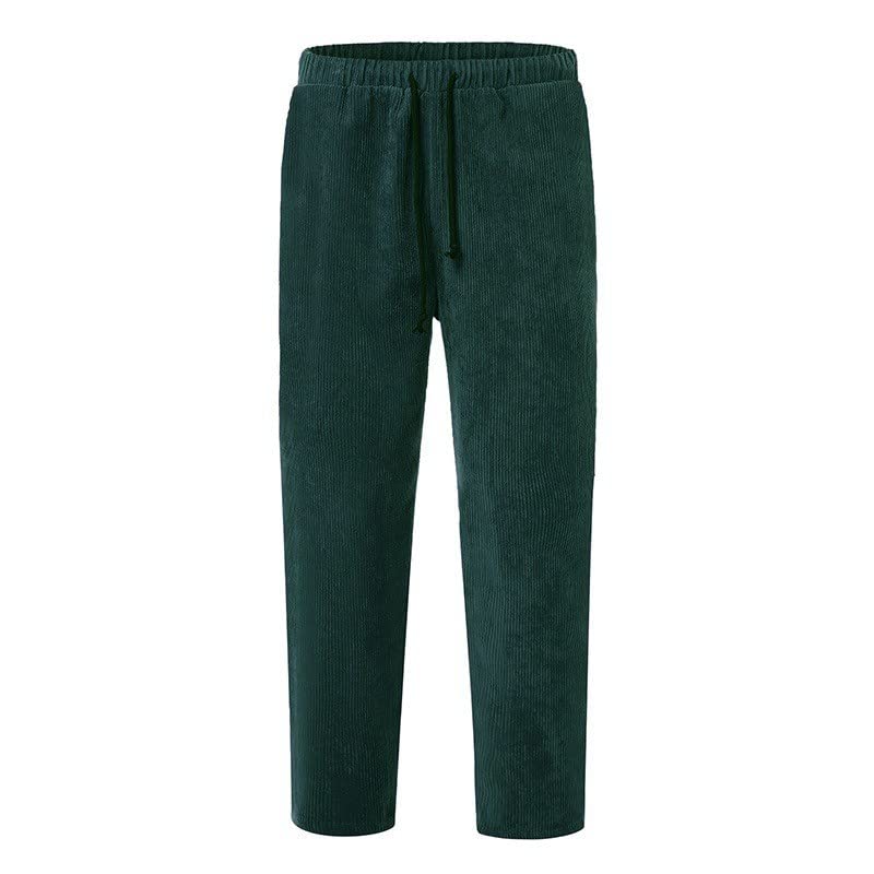 Pantalon chino chic en lin et coton pour homme, style moderne et finitions haut de gamme A98