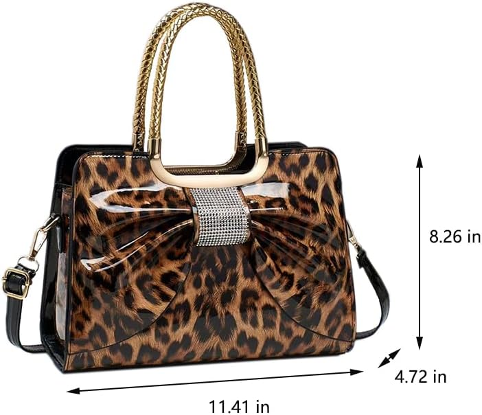 JHVYF Women Tote bag Satchel Purses and Handbags for Women Shoulder Bags Bow Purse - Image 3