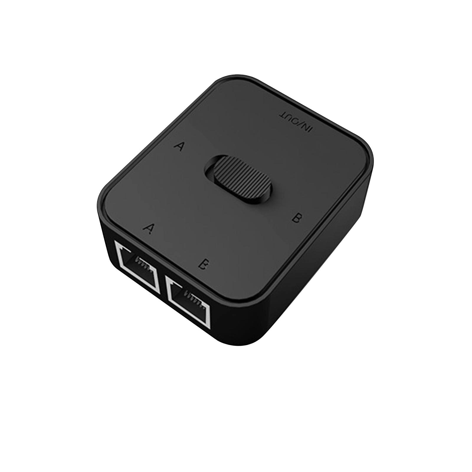 MERISHOPP Gigabit Network Switch 2 Port Portable Power Free LAN Hub for Computer