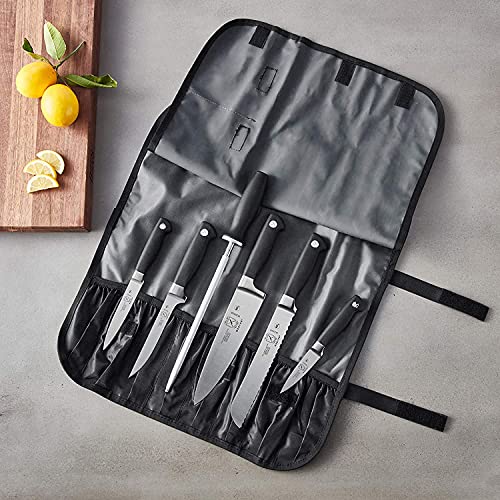 Image of Mercer Culinary Genesis 7-Piece Forged Knife Roll Set
