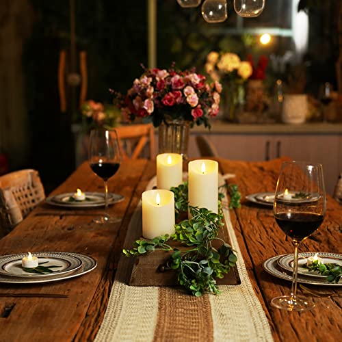 image for Homemory Flickering Flameless Candles, Realistic LED Candles with Remo