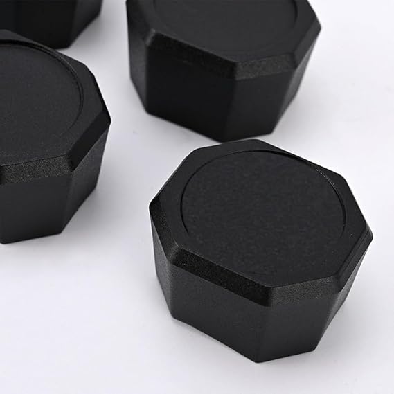 Pickleball Paddle Butt End Cover - Replacement & Repair Protector for Racket Longevity Black Colour Pack of 5