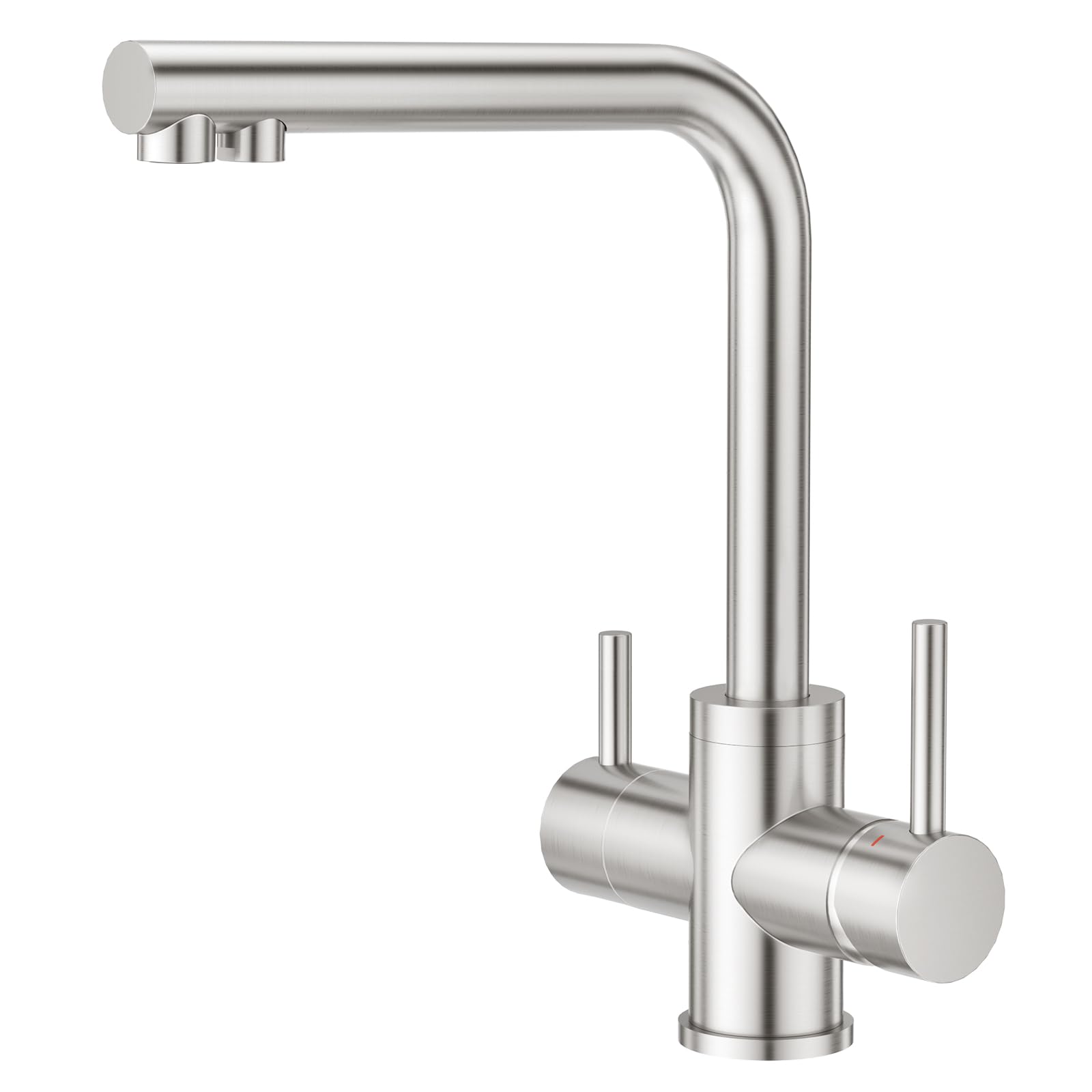 Grifos Cocina Fregadero Grifo Cocina Negro 3 Vías Grifo Osmosis Cocina 360° Giratorio Grifos De Cocina Fregadero Grifo 3 Vias Osmosis Tres Grifo De Cocina Osmosis 3 Vías-Negro Grifo Cocina Osmosis Extraible