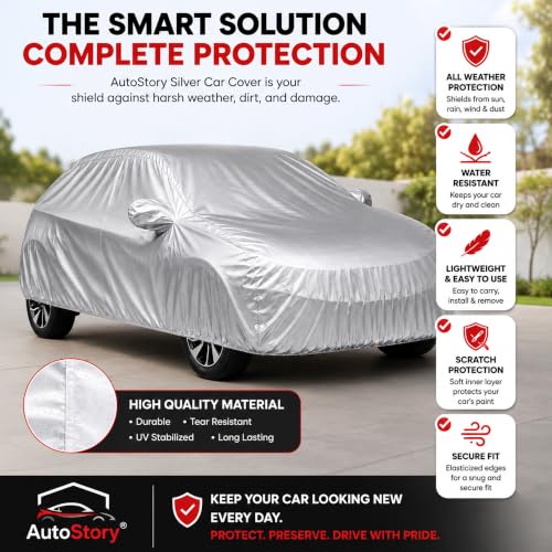 Image of AutoStory Premium Waterproof Elevate Car Body Cover