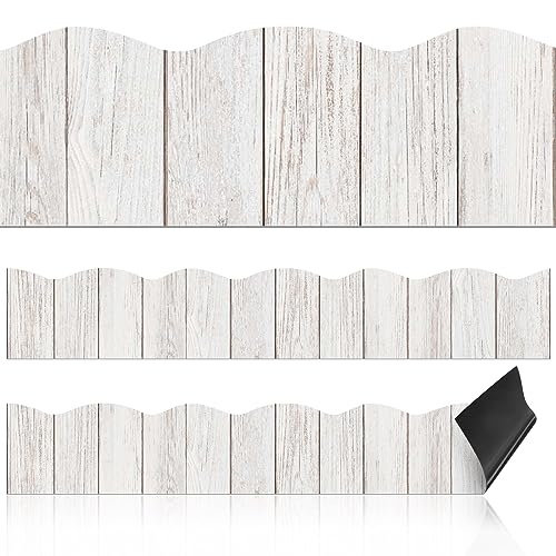Tiras magnéticas de madera blanca para decorar el tablón de anuncios escolar